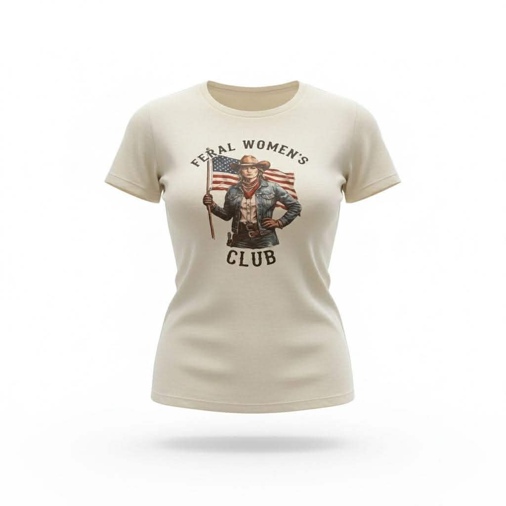 "Feral Women's Club" Tee