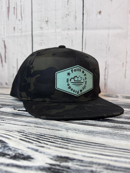 Faith Family Freedom Multicam Snapback