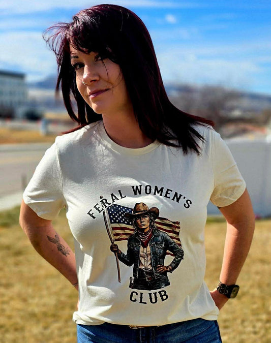 "Feral Women's Club" Tee