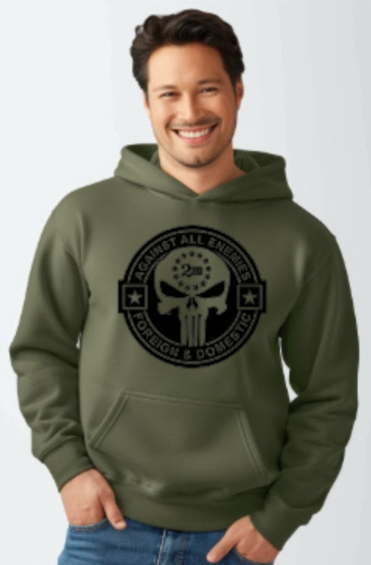 Against All Enemies - Foreign and Domestic Hoodie