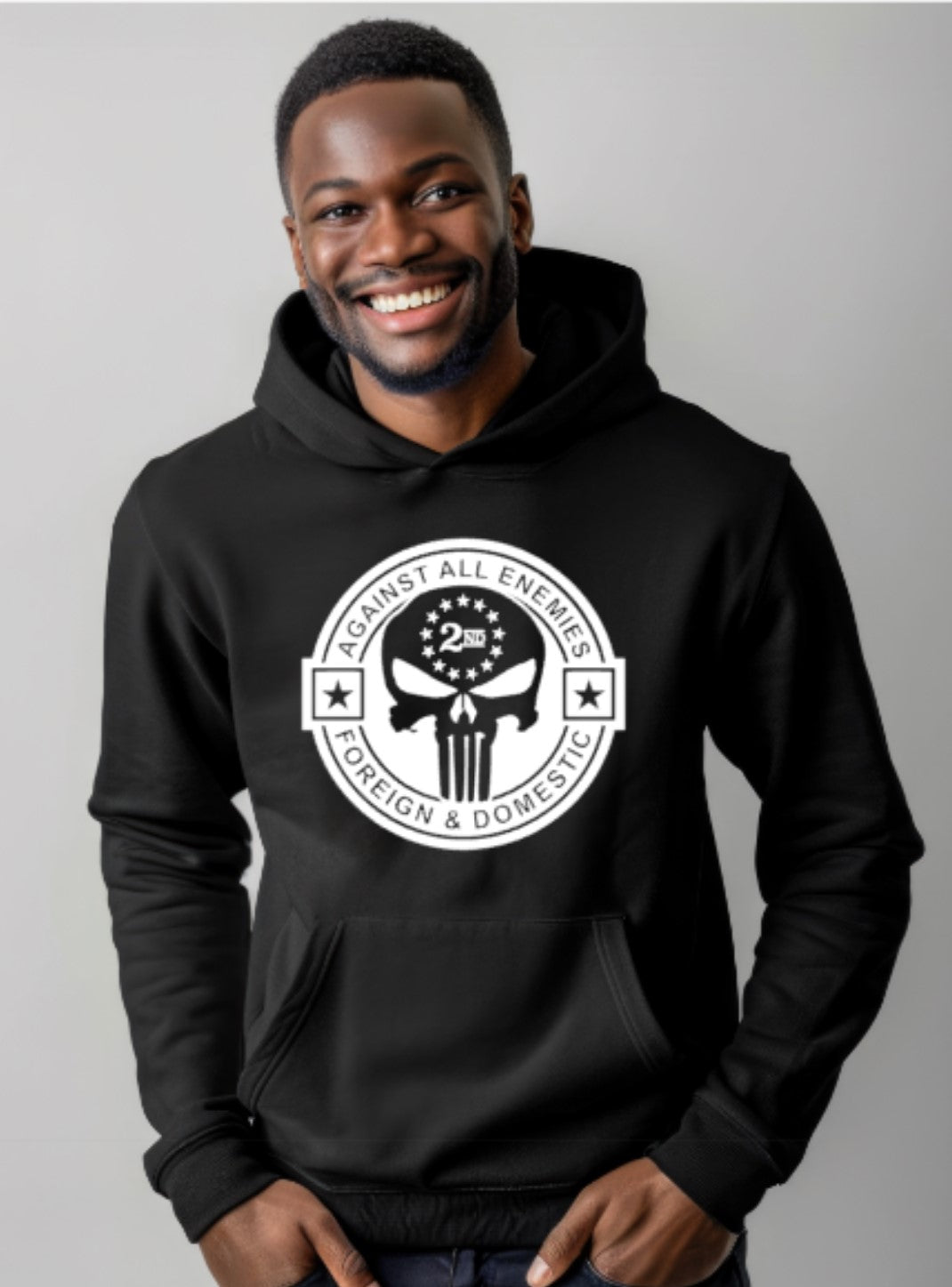 Against All Enemies - Foreign and Domestic Hoodie