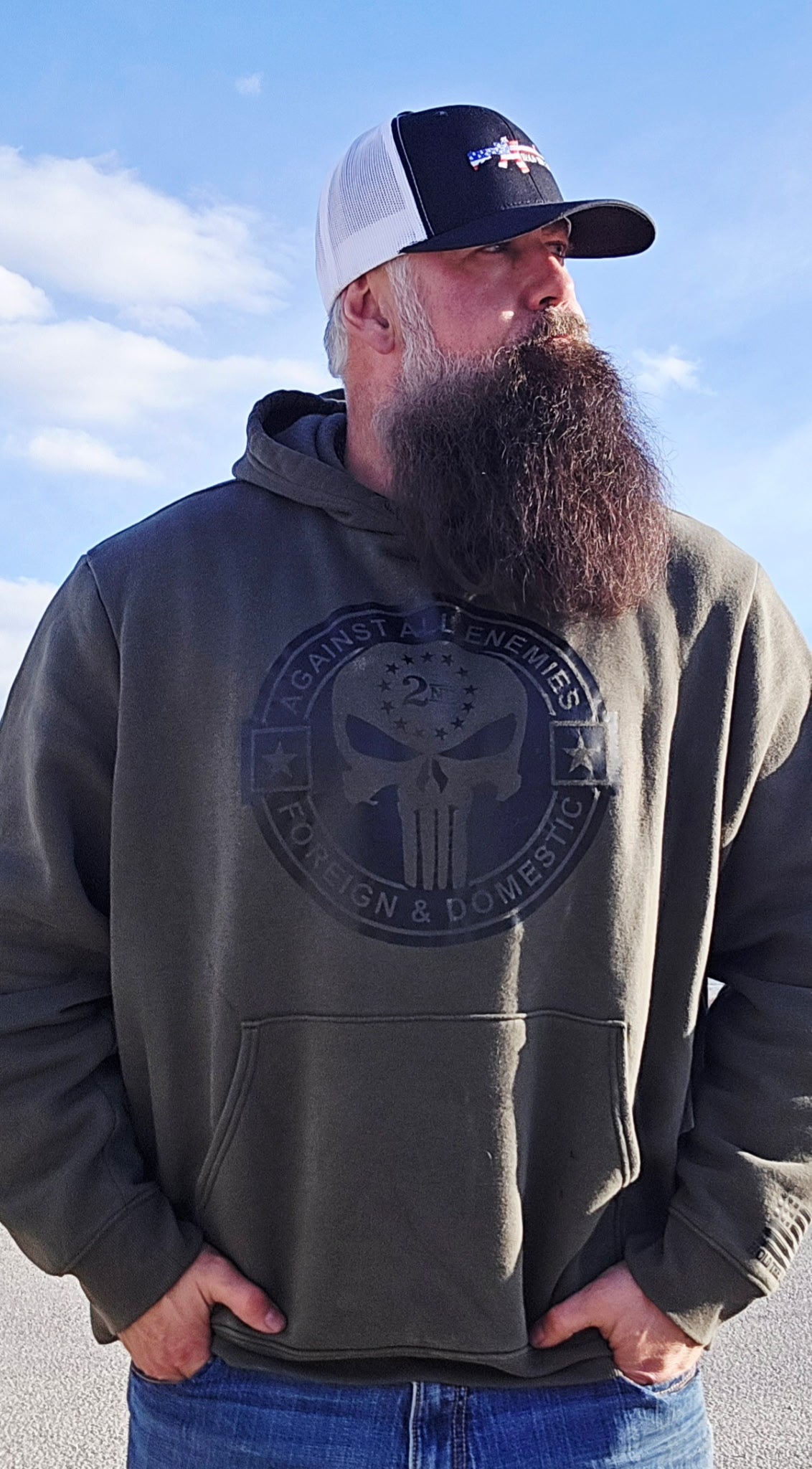 Against All Enemies - Foreign and Domestic Hoodie