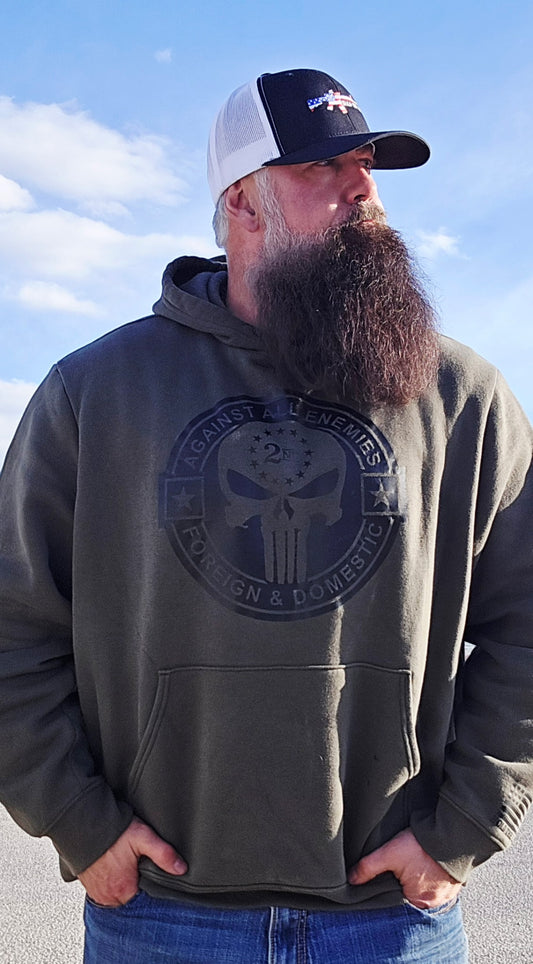 Against All Enemies - Foreign and Domestic Hoodie